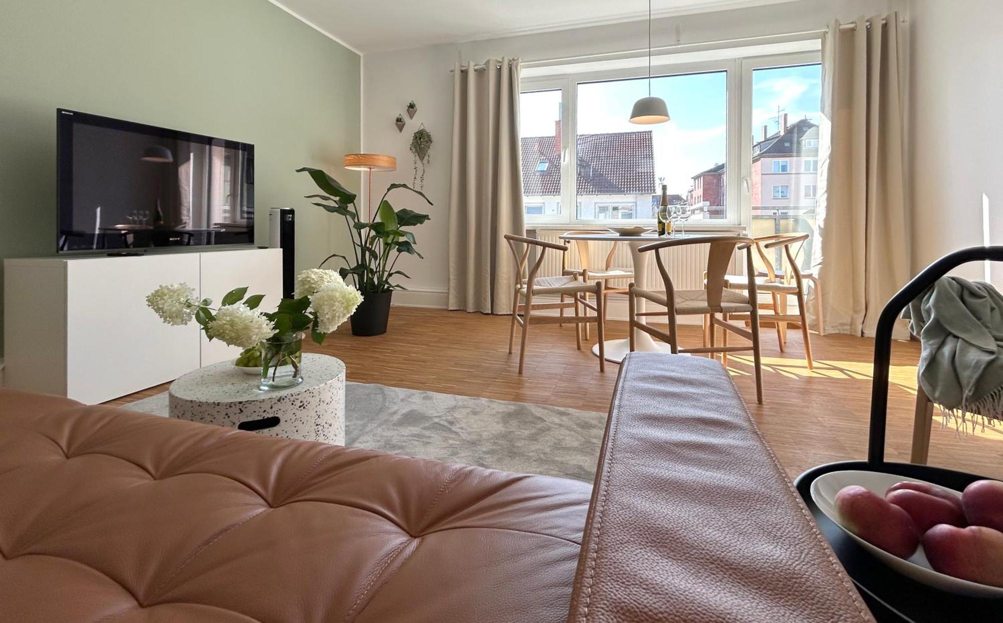 Neues Trendy Appartement In Hannover Bagian luar foto