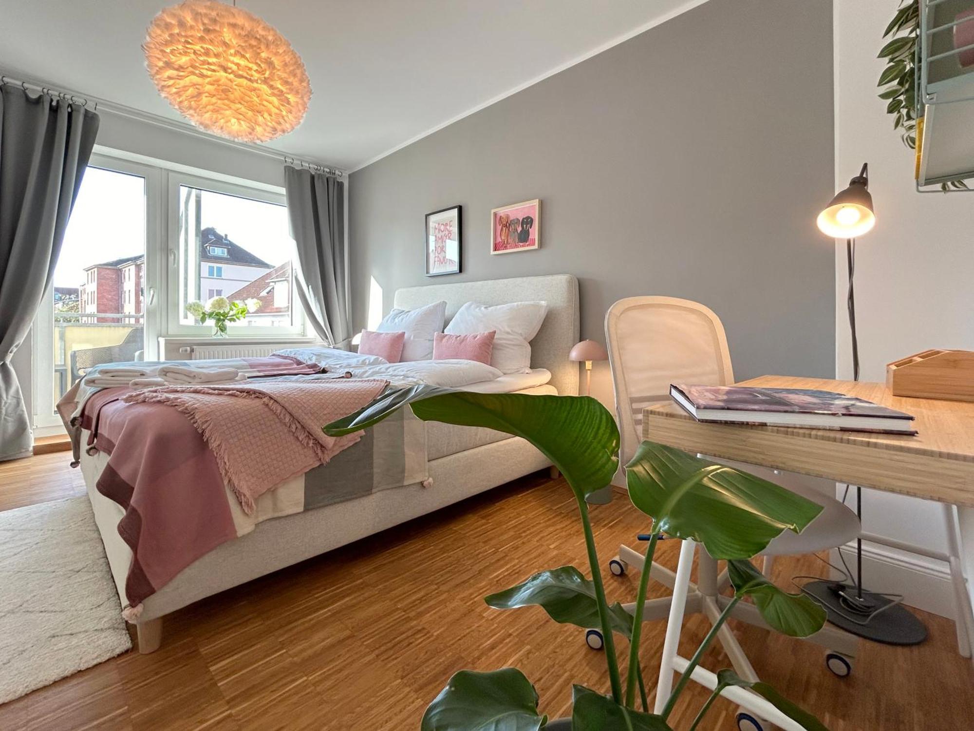 Neues Trendy Appartement In Hannover Bagian luar foto